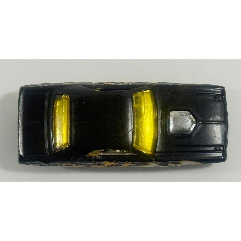 Hot Wheels '70 Dodge Challenger Black‎ with Flames 2006 Rare Diecast Muscle Car